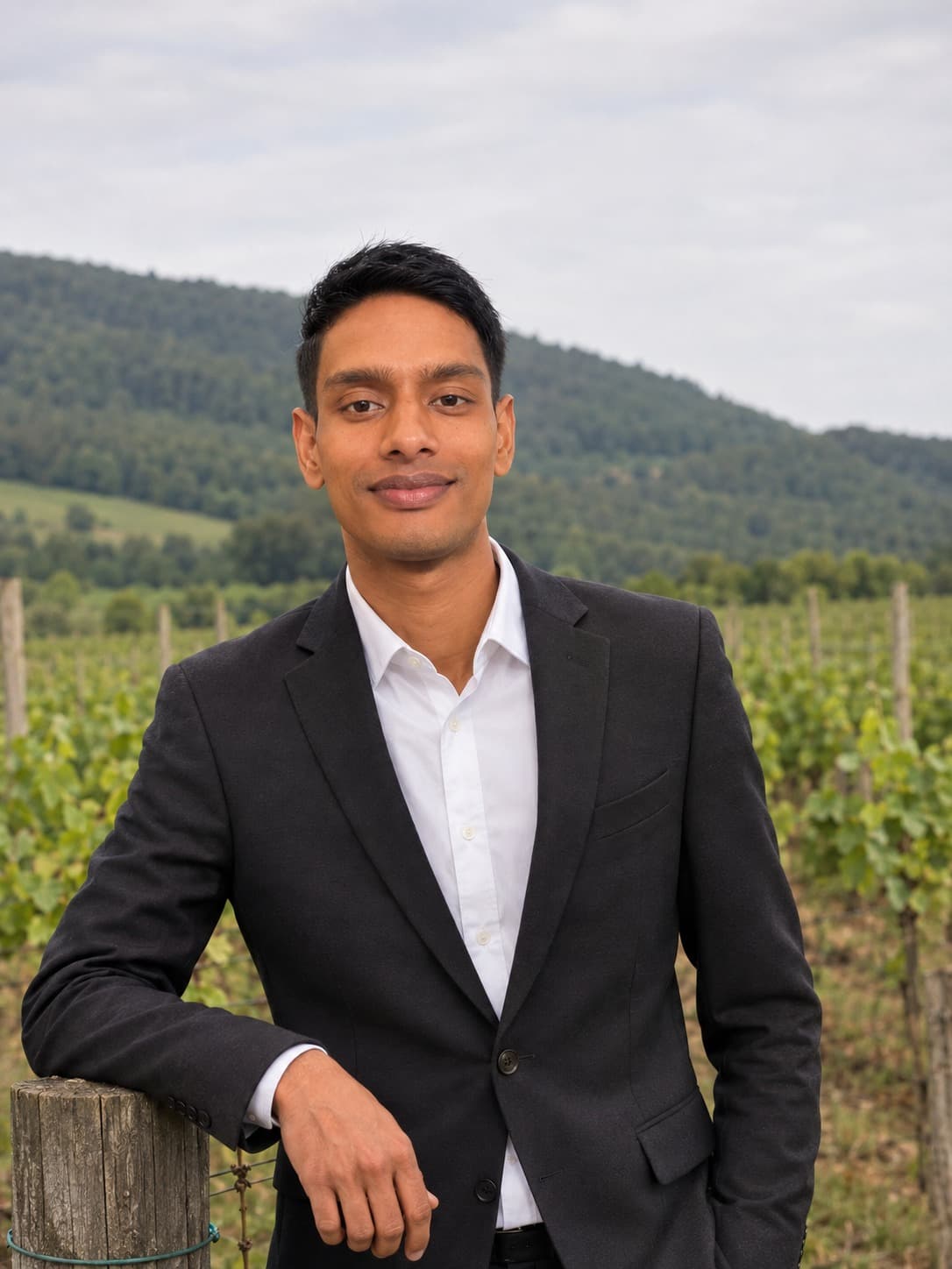 Abdul Salim, publicly known as Salim Aarav, who serves as the Château Aarav estate’s Founder & Proprietor.